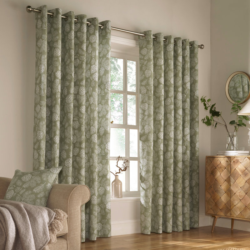 Union Rustic Madeleine Grommet Room Darkening Curtains & Reviews